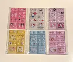 サンリオ　トレーディングミニタイルシール 6シートセット