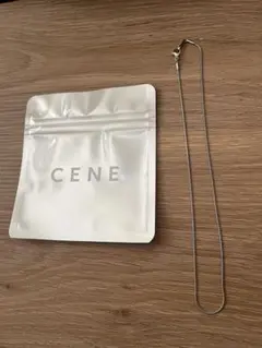CENE 1mmスネークチェーンネックレス　39cm シルバーのサムネイル