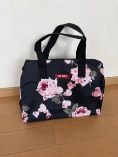 PINK HOUSE トートバッグ 花柄 ブラック　未使用のサムネイル