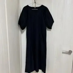 バルーンスリーブワンピース　M