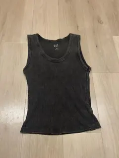 GAP ブラック リブ タンクトップ XXSのサムネイル