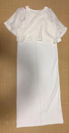 Diagram ホワイト ノースリーブ ロングワンピース