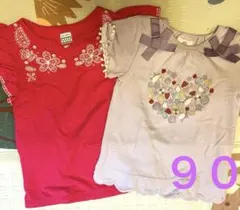 OLD NAVY他 半袖Tシャツ 2枚セット 90cmのサムネイル