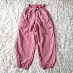 UNITED ARROWS ピンク　カーゴパンツ　長ズボン 130のサムネイル