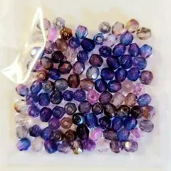 8033 チェコビーズ ファイアポリッシュ アソート 4mm 100個