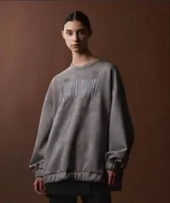 SHAREEF "BARCODE" MICRO SUEDE SWEAT