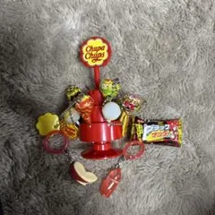チュッパチャプス ガチャガチャブラックサンダー ミニチュア キーホルダー セット