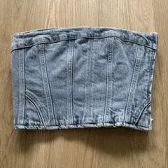 ZARA デニムビスチェ XS