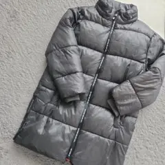 ZARAキッズ中綿コート130㎝ フード付きザラブラックダウン