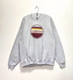 古着 スウェット パーカー L グレー プリント MV SPORT US古着