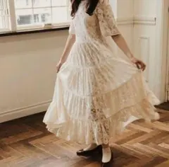 Treat ürselfトリートユアセルフ ジャガードワンピース - メルカリ