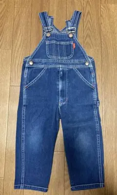 ミキハウス　チエコサク　デニム　サロペット　オーバーオール　レトロ