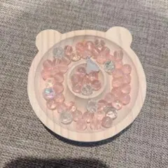 diyjojoビーズ ガラスビーズ　メタルパーツ付き　jojoビーズ