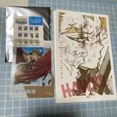 僕のヒーローアカデミア ホークス　2点　原画展 ワンシーンカードコレクション