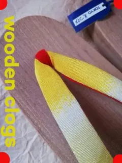 東京　えつび　木履　高級　前金　下駄　草履　木製　昭和レトロ　ヴィンテージ　浴衣