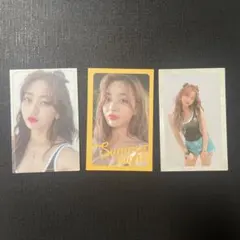 Twice ジヒョ Summer Nights トレカ3枚セット