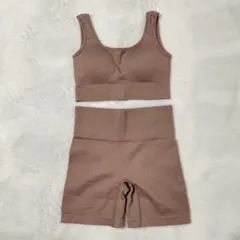 【美品】トレーニングウェア Sサイズ セットアップ リブ編み スポーツ