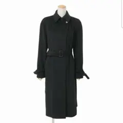 緑*箱様 【極美品】ポールスチュアート アンゴラ混 ロングコート 黒 8 三陽商のサムネイル