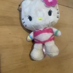 日焼けハローキティ キーホルダー 約10cm SEGA製