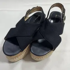ESPERANZA エスペランサ プラットフォームサンダル L ブラック