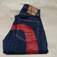 美品　濃紺　EVISU ダークブルーデニムパンツ　 赤耳34✖︎34 美品 濃紺 EVISU ダークブルーデニムパンツ 赤耳34✖︎34 - メルカリ