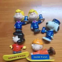 PEPSI Twist フィギュア 5体セット スヌーピー　　マグネット