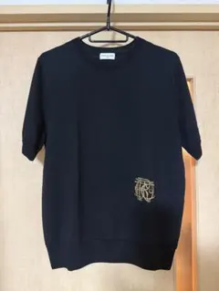 DRIES VAN NOTEN 14SS ロゴ刺繍ニット　トップスのサムネイル
