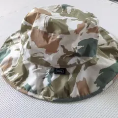 KiU キウ UV&RAIN パッカブルサファリハット ブラッシュカモフラ