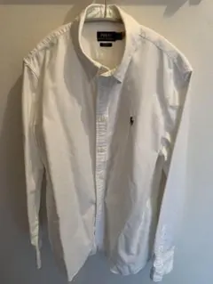3連休最終価格！　Polo Ralph Lauren ホワイト長袖シャツ