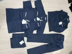 Plantex VE 487 ワークシャツ パンツ5セット M-L ネイビー5点