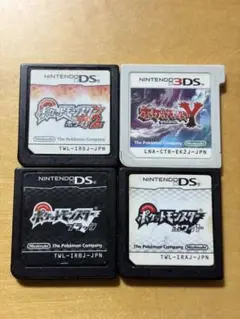 ポケットモンスター ゲームソフト 4点セット