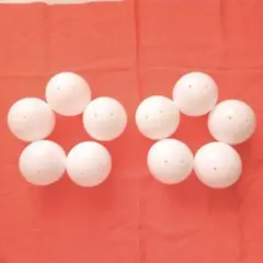 空カプセル 白 7cm 大 10個セット