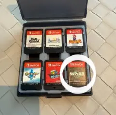 ゲームソフト ニンテンドー スイッチ Switchカセット 5個まとめケース