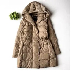 WEEKEND MaxMara ダウンコート　フード　ベルト　ベージュ　40
