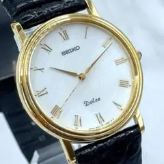 稼働/1988年製】SEIKO セイコー ドルチェ 5E31-7A40 箱付 - メルカリ