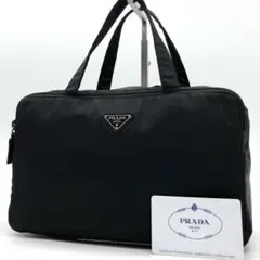 PRADA プラダ ビジネスバッグ レザー ナイロン ブラック 2VE661 - メルカリ