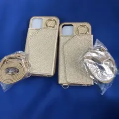 iPhone11PRO用ケース ストラップ付き 2点セット