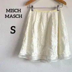 MISCH MASCH ミッシュマッシュ 膝上スカート レース フレア ミニ Sのサムネイル