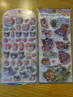 サンリオ　ウォーターインシール　コットンパフィ　セット