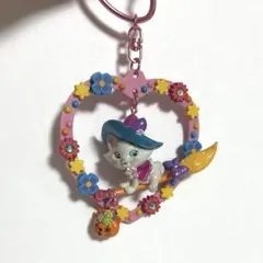 ディズニー　マリーちゃん　キーホルダー　ハロウィン　レトロ
