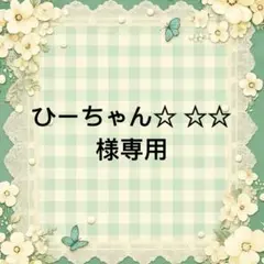 ひーちゃん☆ ☆☆ 様　專用