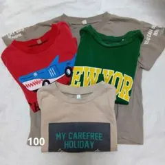 Tシャツ 100 ４枚セットのサムネイル