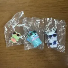 はぴだんぶい　グラサンばちばちフィギュア　3種セット