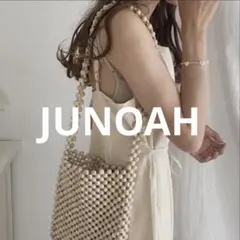 JUNOAH ジュノア　麻　バックリボン　ワンピース　キャミソール　レディースのサムネイル