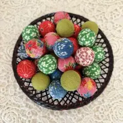 ちりめん玉　ミックス 20㎜30個セット