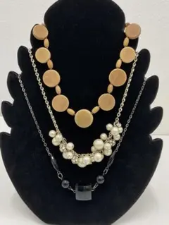 30.953【ネックレス　3本セット】ヴィンテージ　アンティーク