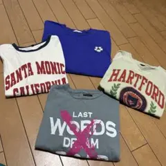 値下げ 美品 マーキーズ ペアマノンストリート Tシャツ140まとめ売り