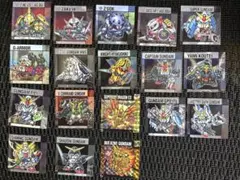 元祖SDガンダムスナックⅡ 18枚セット スペリオルドラゴン、ゴッドガンダム