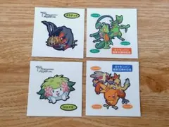 ポケモンデコキャラシール４枚セット(発売10周年記念シール含む)