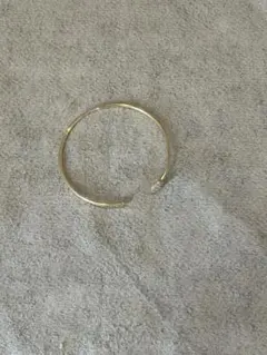 ゴールドトーン ハートラインストーンブレスレット